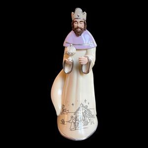 Hawthorne Village King Balthasar 5.5” Figurine 2004 Silver Blessings Nativity